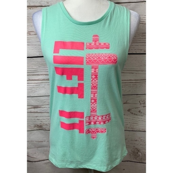 Chin-Up Apparel Lift It Racerback Muscle Tank - Picture 2 of 5